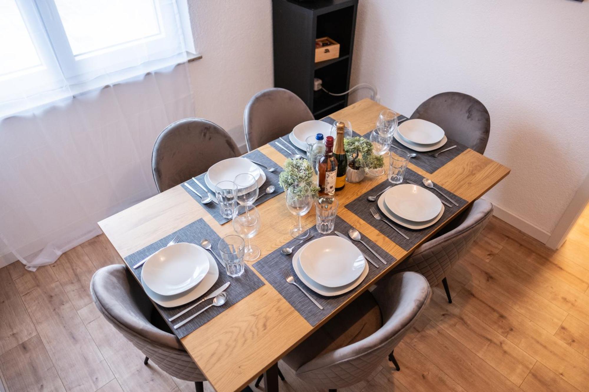 Klassen Apartments! Stadtnahes Ferienhaus* Mit Terrasse In Aulendorf * Fuer 6-8 Personen Exterior foto